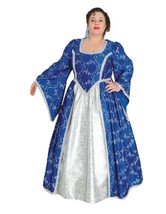 Tabi&#39;s Characters Deluxe Plus Size Medieval Queen Theatrical Quality Costume, Bl - £386.26 GBP