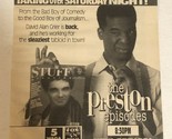 The Preston Episodes Tv Guide Print Ad David Allen Grier Tpa15 - £4.66 GBP