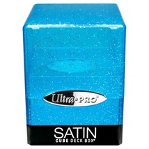 Ultra Pro Deck Box: Satin Cube: Glitter Blue - £14.53 GBP