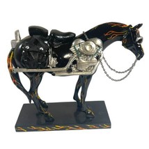 Trail Of Painted Ponies Motorcycle Mustang #1450 Westland Giftware Horse Biker - £37.03 GBP