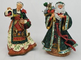 Danbury Mint Nature&#39;s Santa and Mrs. Claus by Lena Liu With Boxes Mint Condition - £146.74 GBP