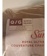 SUNBEAM ROYAL ULTRA DUAL ZONE QUEEN HEATED BLANKET - $67.54 CAD