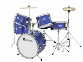 Special DIMAVERY JDS-305 Children&#39;s Drum Set, Blue, B-Ware - $246.00