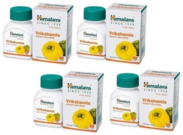 4 Pack X Himalaya Herbal VRIKSHAMLA 60 Capsules FREE SHIPPING - $24.49