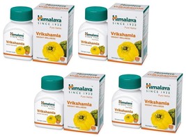 4 Pack X Himalaya Herbal VRIKSHAMLA 60 Capsules FREE SHIPPING - £19.28 GBP