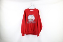 Vtg 90s Streetwear Mens XL Faded Spell Out Sailboat Myrtle Beach Sweatshirt USA - $44.50