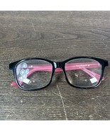 Isaac Mizrahi Eyeglasses FRAMES IMDR3 10 Black Pink Womens Full Rim 51/1... - £14.52 GBP