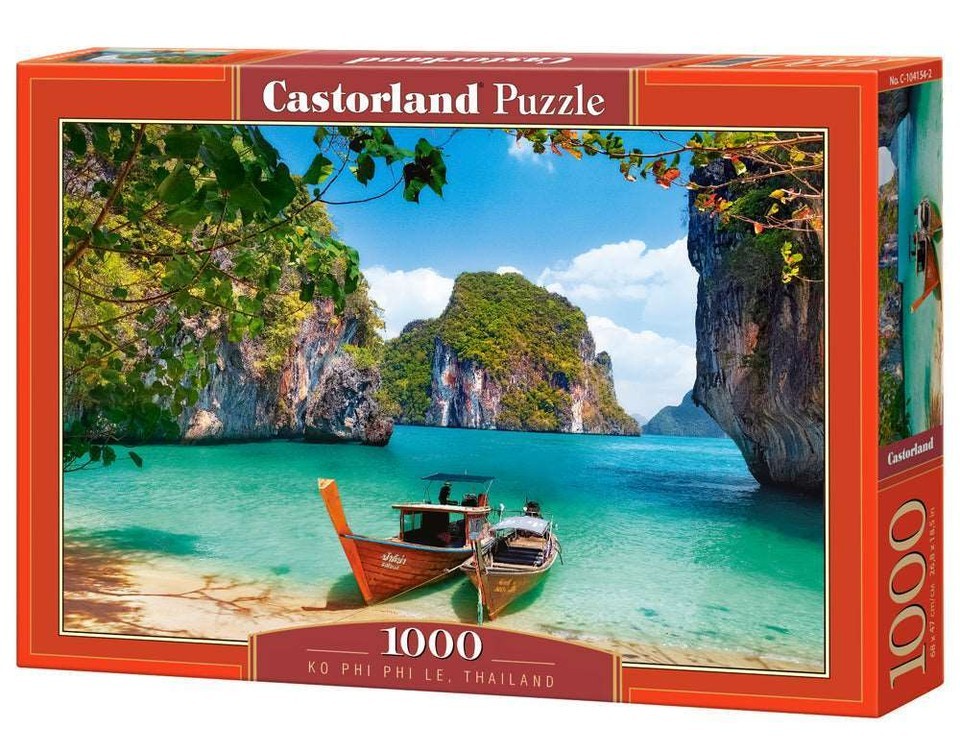 1000 Piece Jigsaw Puzzle, Ko Phi Phi Le, Thailand, Asia, Holiday puzzle, - $36.55
