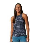 NWT MOUNTAIN HARDWEAR Women’s Crater Lake Tank Top NEW Shirt Gray Camo M... - £15.23 GBP