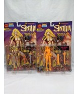 Lot Of (2) Skybolt Toyz Hobby Sinthia And Hell Glow Sinthia Action Figures - £50.44 GBP