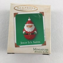 Hallmark Keepsake Christmas Ornament Miniature Jolly Lil Santa Claus New 2003 - £13.19 GBP