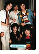 Bay City Rollers teen magazine pinup clipping thumbs up Superteen shirtless - $3.50