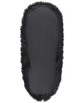 Fuzzy Babba Little Girls Faux-Fur Heart Slipper Socks, Medium/Large, Blck - £15.56 GBP