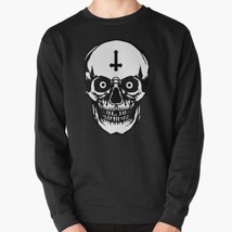  Most Ugly Satanic Skull Ever Black Men Pullover Sweatshirt - £26.25 GBP