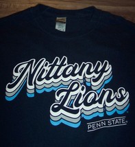 Vintage Style Penn State University Nittany Lions Psu T-SHIRT Mens Medium - £15.65 GBP