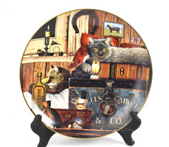 Purrfect Pairs Charles Wysocki Kitty Cargo Cat Bradford Exchange Collector Plate - £30.92 GBP