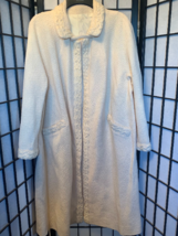 Vintage Women’s Long Cream Coat - Excellent Condition Size XL - £38.77 GBP