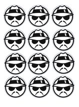 Cholo Homie Homeboy Edible Wafer Precut Cupcake, Cookie Toppers -03 - £11.43 GBP