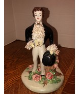 Vintage Heirlooms of Tomorrow Porcelain &amp; Lace Victorian Man Male Figuri... - $74.95