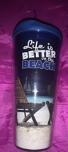 Tervis Tumbler Life Is Better On The Beach 24 Oz With Lid Summer Vacay C... - $11.30