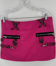 Tripp NYC Barbie Pink Mini Skirt Y2K Punk Emo-girl Size L - $54.44