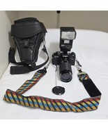 Minolta X-700 35mm SLR Film Camera Kalimar 80–200mm Lens Bundle  - $167.31