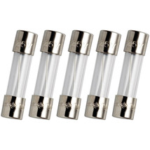 Pack of 5, 3/16 inch x 3/4 inch (5X20mm) 10A 250V Glass Fuses, Slow Blow (Time D - £11.00 GBP