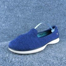 SKECHERS Goga Max Lite Women Slip-On Shoes Navy Blue Fabric Slip On Size 7 - £19.78 GBP