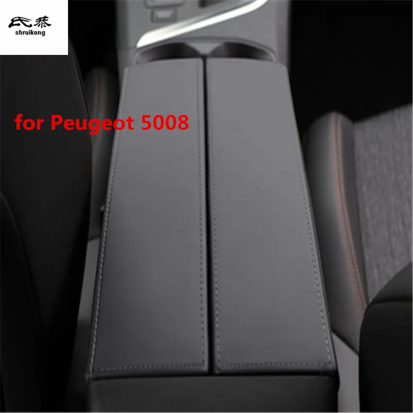 R 2016 2018 peugeot 4008 5008 microfiber leather car accessories armrest box protection thumb200