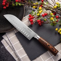 SHUOJI Stainless Steel Kitchen Knives 4Cr14mov Santoku Knife Chef Knife  - £18.37 GBP