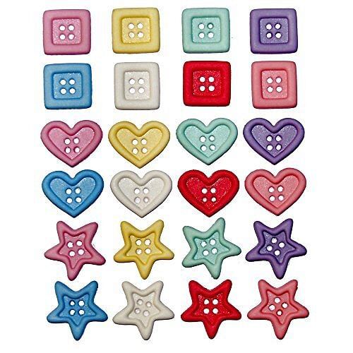 Dress It Up Button Embellishments Chunky Shapes - $15.22