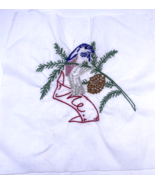 Maine Bird Embroidered Quilted Square Frameable Art Needlepoint Vintage - $32.70 CAD
