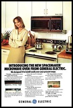 1979 GE General Electric Spacemaker Microwave Vintage Print Ad Housewife Decor - £8.25 GBP