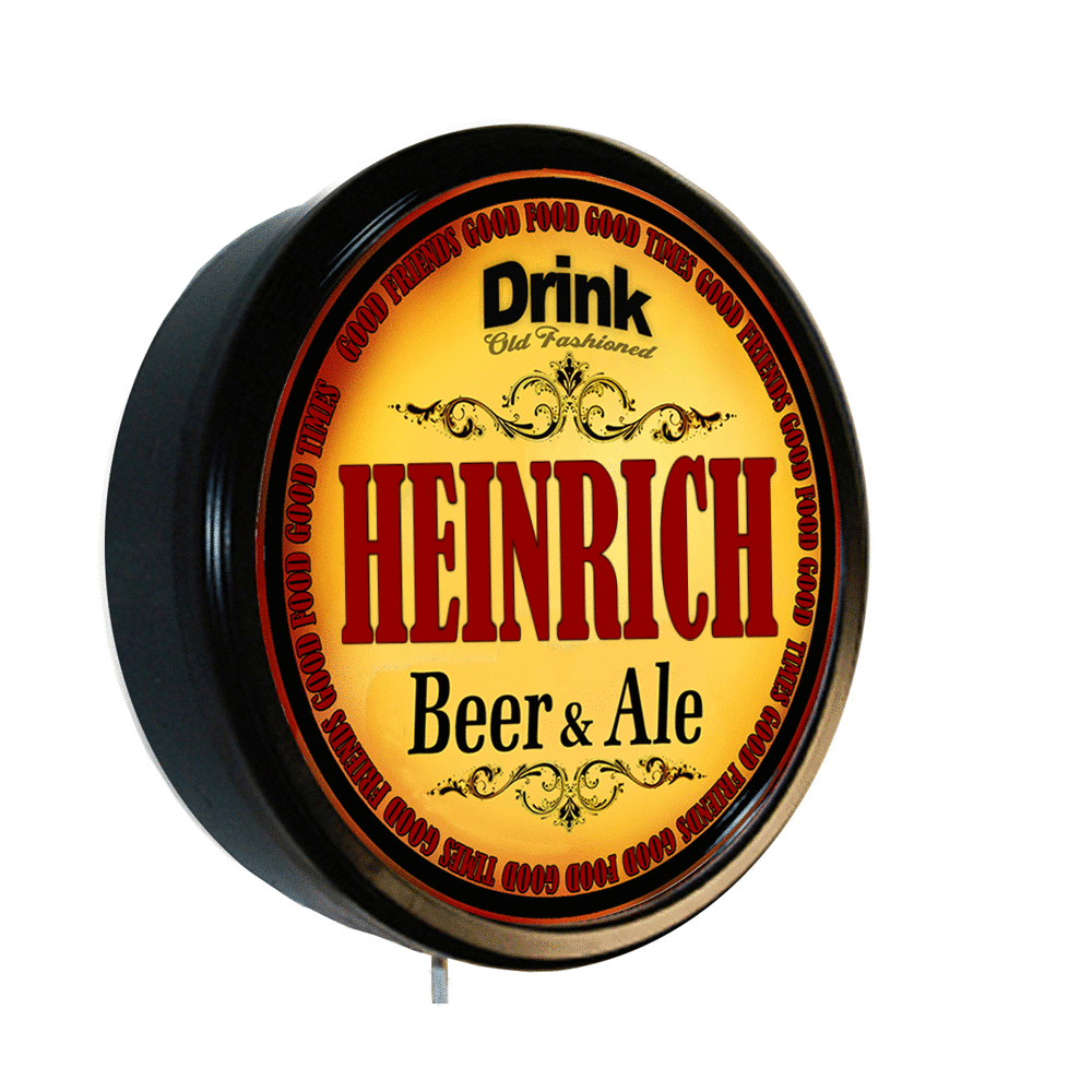 HEINRICH BEER AND ALE CERVEZA LIGHTED WALL SIGN - £47.36 GBP