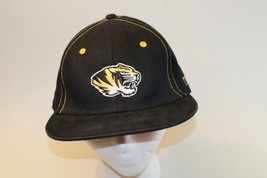 NCAA by Signatures Missouri Mizzou Tigers Hat Cap Adult Hook &amp; Latch Black - £6.28 GBP