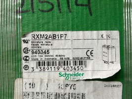 Schneider Electric RXM2AB1P7 Miniature Relay New Lot of 4 - $18.00