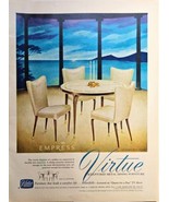 1960 VIRTUE BROTHERS OF CALIFORNIA FURNITURE-Sculptured Metal Vintage Pr... - $11.67
