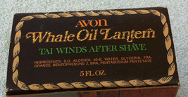 Vintage Avon. New in Original Box; Whale Oil Lantern Tai Winds After shave 5 oz - $14.00