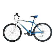 Titan Pioneer 18-Speed Steel Men's Mountain Bike, Blue White Fast Shipping image 3