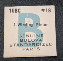 NOS Genuine BULOVA CARAVELLE WATCH Winding Pinion PART# 18 - Cal. 10 Models - $9.49+
