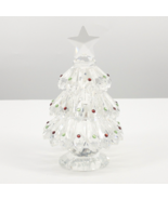 Sorelle Crystal Christmas Tree Red Green Rhinestone Embellishments 6&quot; - £27.40 GBP