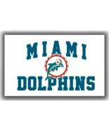 Miami Football Team Memorable Flag 3x5ft Dolphins Fan  - $341.18 MXN