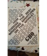 Vintage GHQ How To Choose The Best Wargame Miniatures On The Market Pamp... - €5,84 EUR