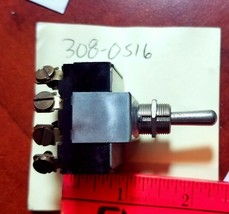 308-0516 ONAN 3-position TOGGLE SWITCH  with 1 MOMENTARY,  6 TERMINAL CA... - $22.24