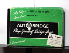 Vintage 1957 AUTOBRIDGE game, Play-Yourself Bridge - $29.65