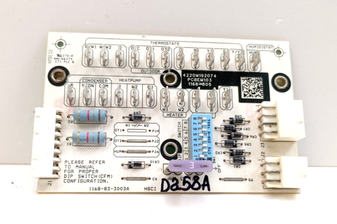 Goodman PCBEM103 Heat Pump Defrost Control Board 1068-305 used #D258A - $32.73