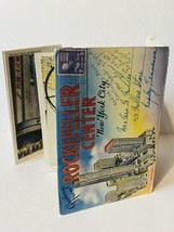 Postcard Antique Ephemera Post Card 1939 Rockefeller Center Fold Out New York NY - £15.75 GBP