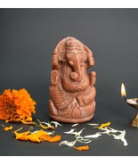 Handcrafted Sun Stone Ganesha A Radiant Spiritual Sculpture in Home Decor - £611.56 GBP