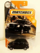 Matchbox 2020 #06 Black LEVC TX Taxi British Electric Cab MBX City Series MOC - £6.40 GBP