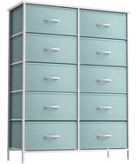 Sorbus Kids Dresser with 10 Drawers, Organizer Chest for Clothes Bedroom... - £133.36 GBP